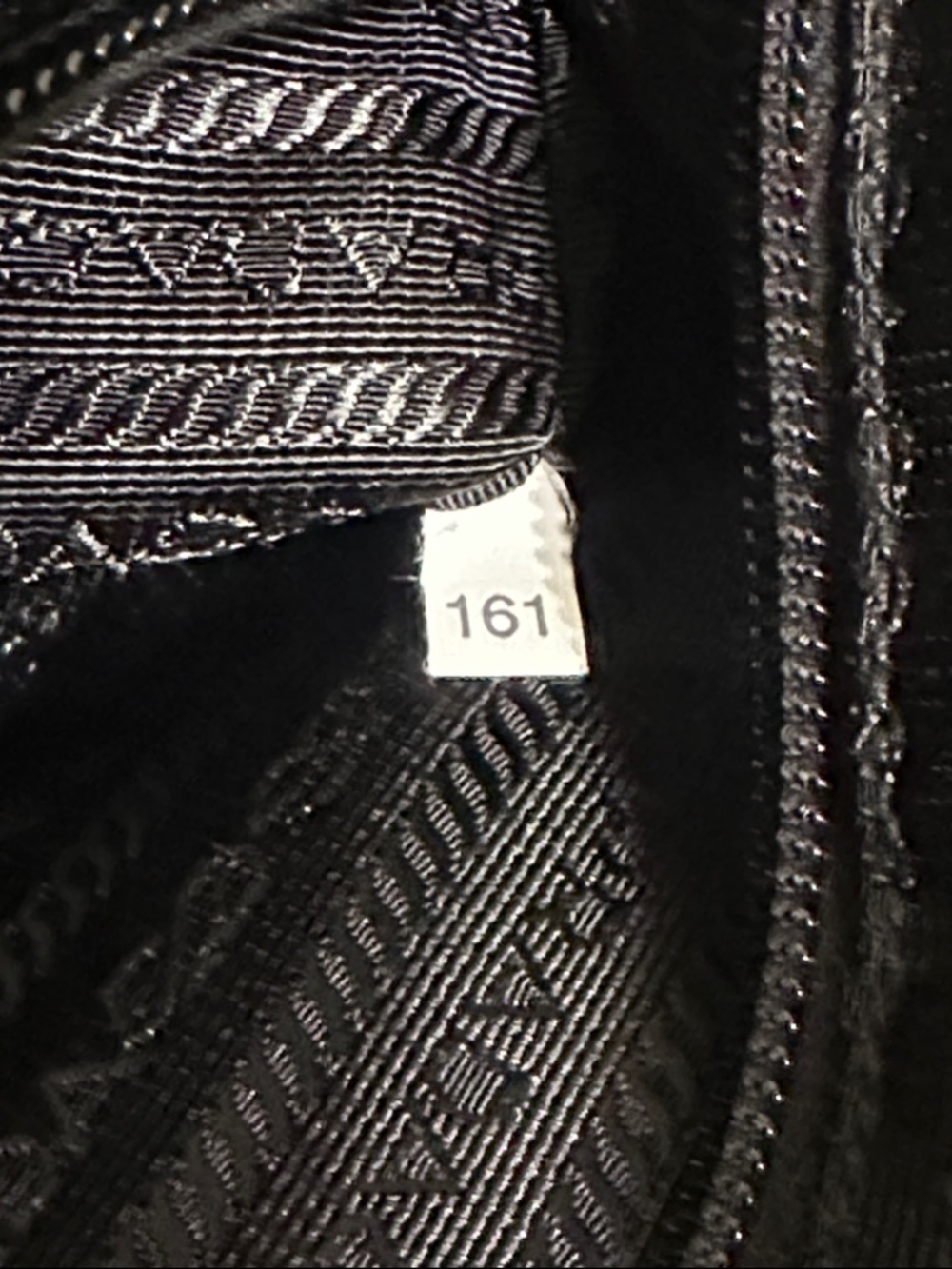 Prada Black Nylon Messenger Bag with Logo Plaque - Picture 14 of 16
